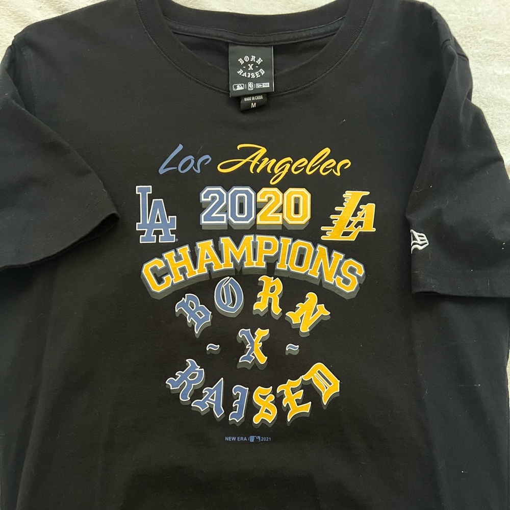 Born x Raised LA Champions 2020 tee